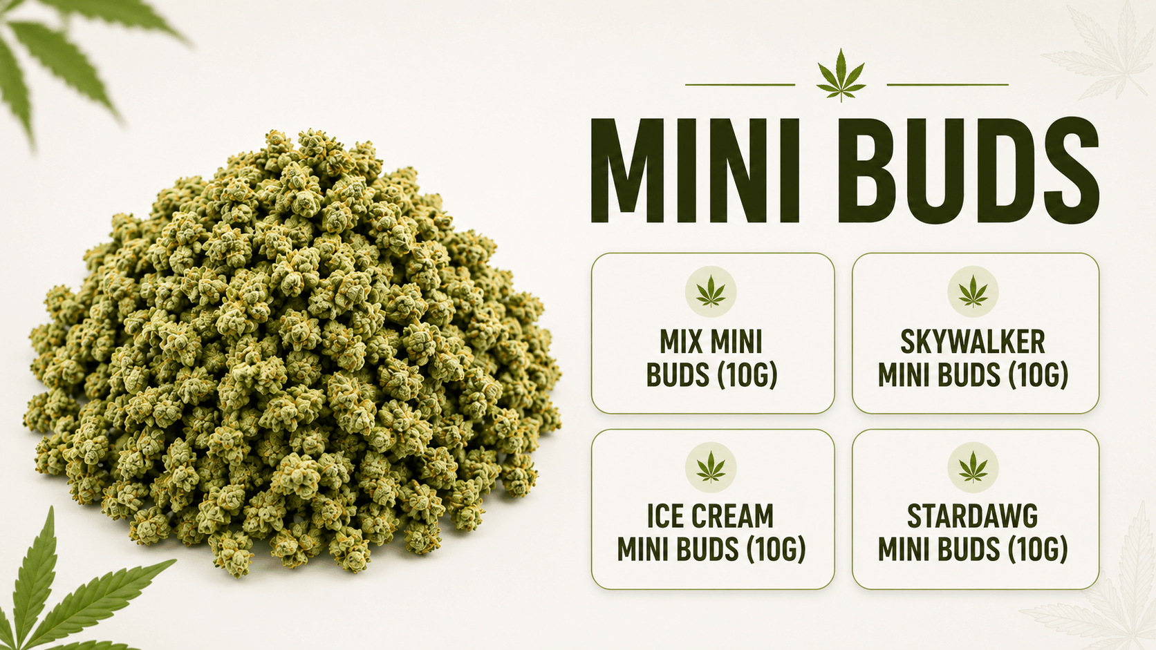 Buy Mini Buds in UK online at WeedWonderland Buy Mini Buds in UK online at WeedWonderland